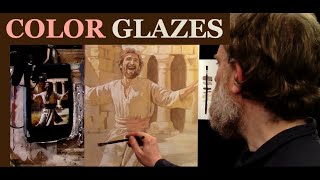 How to Add Color Glazes in Acrylic to Your Grisaille [upl. by Musetta826]