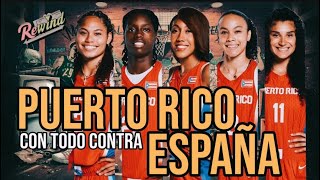 REWIND  PUERTO RICO víctima de ROBO en Paris contra ESPAÑA Fiba [upl. by Atinuj358]