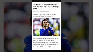 Griezmann has retiredfootballshorts griezmann fifa trending france subscribe ytshorts feed [upl. by Killen]