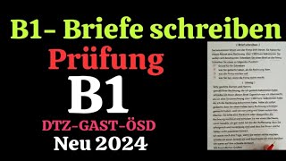 B1 Briefe schreiben Prüfung B1  DTZ GAST explore deutsch deutschland🇩🇪 fyp deutsch [upl. by Aihsyt]