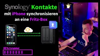 Synology Kontakte mit iPhone synchronisieren an einer FritzBox [upl. by Abbotsun]