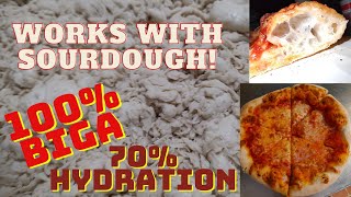 100 BIGA Pizza Dough  Includes SOURDOUGH BIGA [upl. by Evangelist]