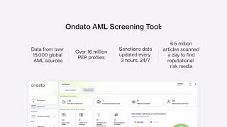 Ondato  AML Screening Tool [upl. by Ardnu]