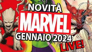 Uscite Marvel di Gennaio vediamole insieme live del 13122023 [upl. by Rye]