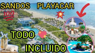 ▶🍀 HOTEL SANDOS PLAYACAR 🚀 Un Todo INCLUIDO 2023 Guia completa y reseña PLAYA DEL CARMEN [upl. by Thomasin461]