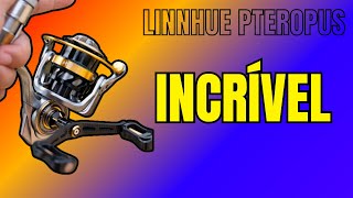 Review RÃ¡pido Molinete Linnhue Pteropus Leve Poderoso e Perfeito Para Pesca Ultralightmolinete [upl. by Hovey]