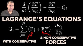 Lagrange’s Equations with Conservative amp NonConservative Forces  Phase Space Intro  Lecture 20 [upl. by Herries]