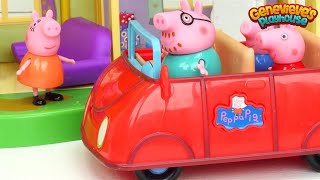 Best ♥Peppa Pig♥ Toy Learning Videos for Kids  New House and Babysitting Baby Alexander [upl. by Yttiy]