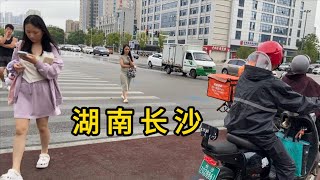 实拍湖南省长沙市岳麓区银双路、金星中路 想起国内网速上传速率限制 忍不住吐槽两句 Explore China changsha city yuelu district [upl. by Steve]