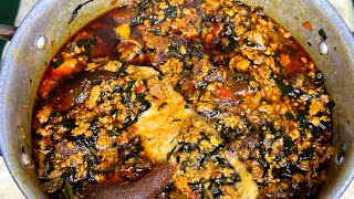 How to make Nigerian Egusi Soup  Egusi and Turkey egusisoup egusi nigerianfood [upl. by Sholeen]