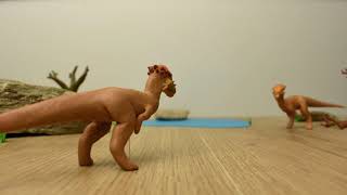 pachycephalosaurus headbutt contest  Clay dinosaur fight [upl. by Edelsten367]