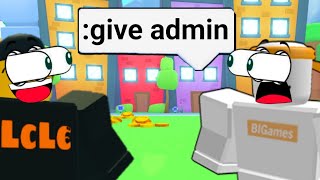 i got ADMIN commands in Pet Sim 99 [upl. by Inoj2]