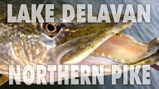 Northern Pike PERSONAL BEST at Lake Delavan Wisconsin [upl. by Chelsie]