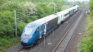 805 011 for Avanti West Coast leaving Hitachi Factory en rout Oxley Car MD 16524 [upl. by Enyalahs273]