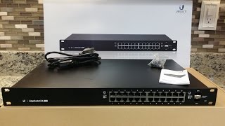 Ubiquiti Networks EdgeSwitch ES24250W unboxing by Intellibeamcom [upl. by Anitan379]