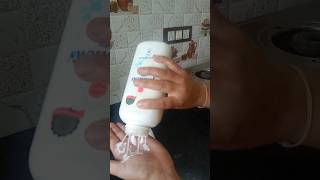 Homemade whiting cream with powder ✅Home made glow cream shortsbeautyhacksviral [upl. by Volnay]