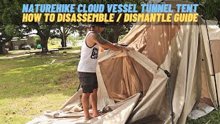 Quickest Way to Disassemble NATUREHIKE CLOUD VESSEL TUNNEL TENT  Step by Step Guide  Fast and Easy [upl. by Notlimah]