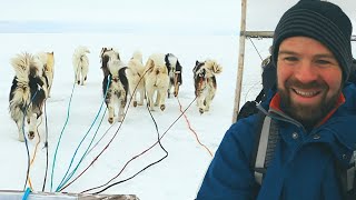 Dogsledding in Iqaluit Nunavut  Tour of Frobisher Bay [upl. by Jari]