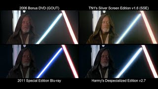 ORIGINAL ObiWan Kenobi vs Darth Vader  Star Wars 1977 DeEd Bluray GOUT SSE [upl. by Rusty]