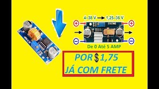 Step Down XL 4015 Regulador de Tensão Ajustável dicas de como usar [upl. by Shugart759]