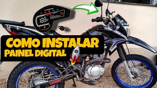 COMO INSTALAR PAINEL H100 DIGITAL NA BROS PASSO A PASSO [upl. by Mihe735]