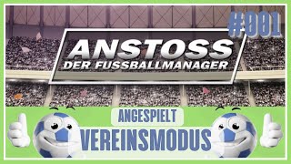 Anstoss  Der Fussballmanager  Angespielt 001 [upl. by Earleen]