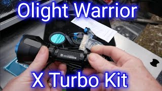 Olight warrior x turbo hunting kit review [upl. by Nyllek108]