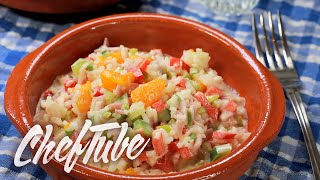 Comment faire une Salade de Riz  Recette dans la description [upl. by Earissed898]