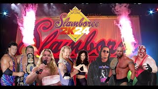 WCW 2K24 Slamboree  Universe Mode   WWE 2K24 [upl. by Faletti32]