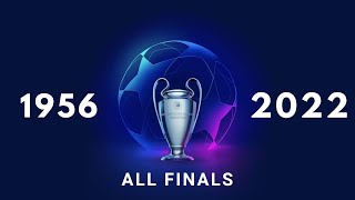 European Cup amp Champions League All Finals🏆 19562022 UPDATED [upl. by Nallad]