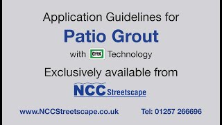 GftKs Patio Grout Application Guidelines for New Patio Paving [upl. by Dougal]