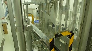 Bausch amp Stroebel filling line for cosmetics [upl. by Einnol]