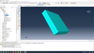 Infinite elements CIN3D8 in ABAQUS using input file editing [upl. by Enihpled]