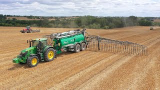 Épandage de digestat amp Lisier Lapin 🐇  2x SAMSON PG 20  100  JOHN DEERE  ETA SORETA [upl. by Galen]