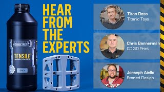 TENSILE™ Industrial Strength 3D Printer Resin  Hear what the experts are saying [upl. by Handbook]