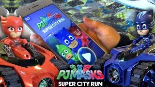 Lets Play PJ Masks quotSuper City Runquot and 💀 Romeo Maze Robber [upl. by Concordia1]