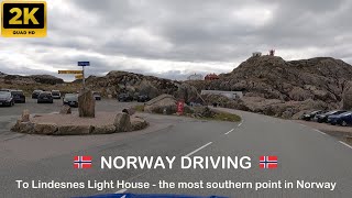 19 Scenic 2K 🇳🇴 Norway driving Norways most southern point  the Lindesnes Light House [upl. by Radman]