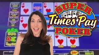 SUPER TIMES PAY Video Poker at Yaamava Casino videopoker Yaamava [upl. by Sutelc761]