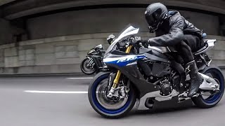 17 Yamaha R1M vs 18 Kawasaki ZX10R [upl. by Ramonda]