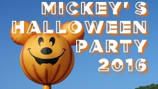 MICKEYS HALLOWEEN PARTY 2016  DISNEYLAND [upl. by Larred]