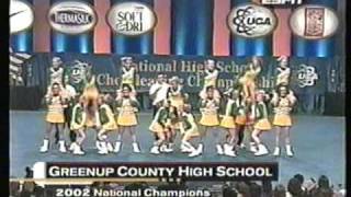 Greenup County High School Cheerleading 2003 [upl. by Ettener661]