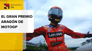 El Gran Premio Aragón de MotoGP en Aragón TV [upl. by Aeniah]