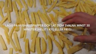 Chicken nuggets med pommes och appelcurydipp [upl. by Alehs]