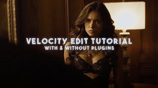 Velocity Edit Tutorial With amp Without Plugins — After Effects Tutorial [upl. by Suoicul]