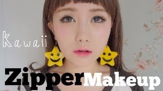 譚杏藍 Hana Tam  KAWAII ♥ Zipper 日系原宿妝 [upl. by Reynold]