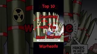 Top 10 Countries with the Most Nuclear Warheads in 2024 top10 nuclear warheads [upl. by Johnnie]