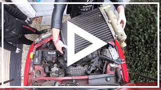 REPAIR   Peugeot 106 Sketch leaky radiator swap [upl. by Berliner]