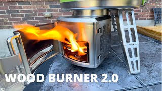 Wood Burner 20 🔥 1st Use Homemade Wood Fired Pizza🍕 using my Roccbox Pizza Oven [upl. by Falito]