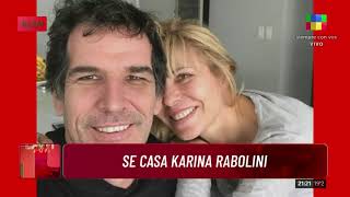 ENIGMÁTICO EN LAM luego de 8 años se casan Karina Rabolini e Ignacio Castro Cranwell [upl. by Rosati161]