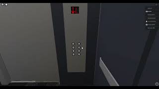 Generic traction elevator  Underground Elevators  Roblox [upl. by Llahsram]